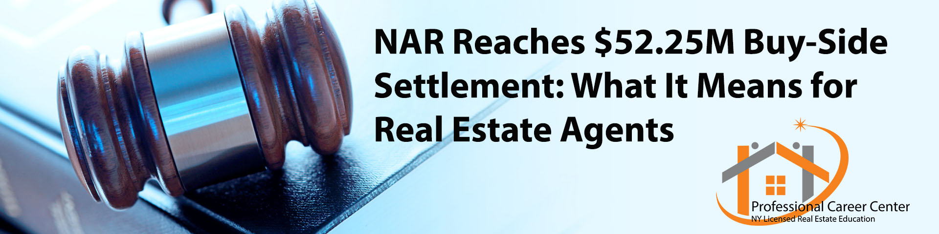 NAR buy-side settlement gavel image real estate commission lawsuit