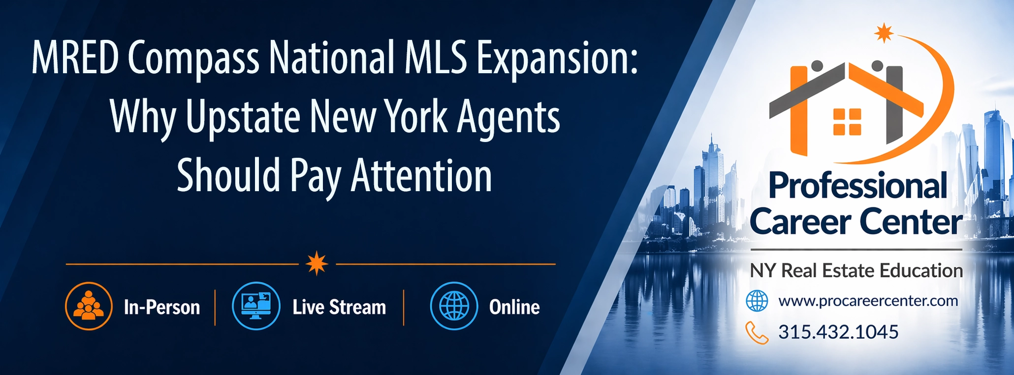 National MLS expansion MRED Compass impact on Upstate New York real estate agents