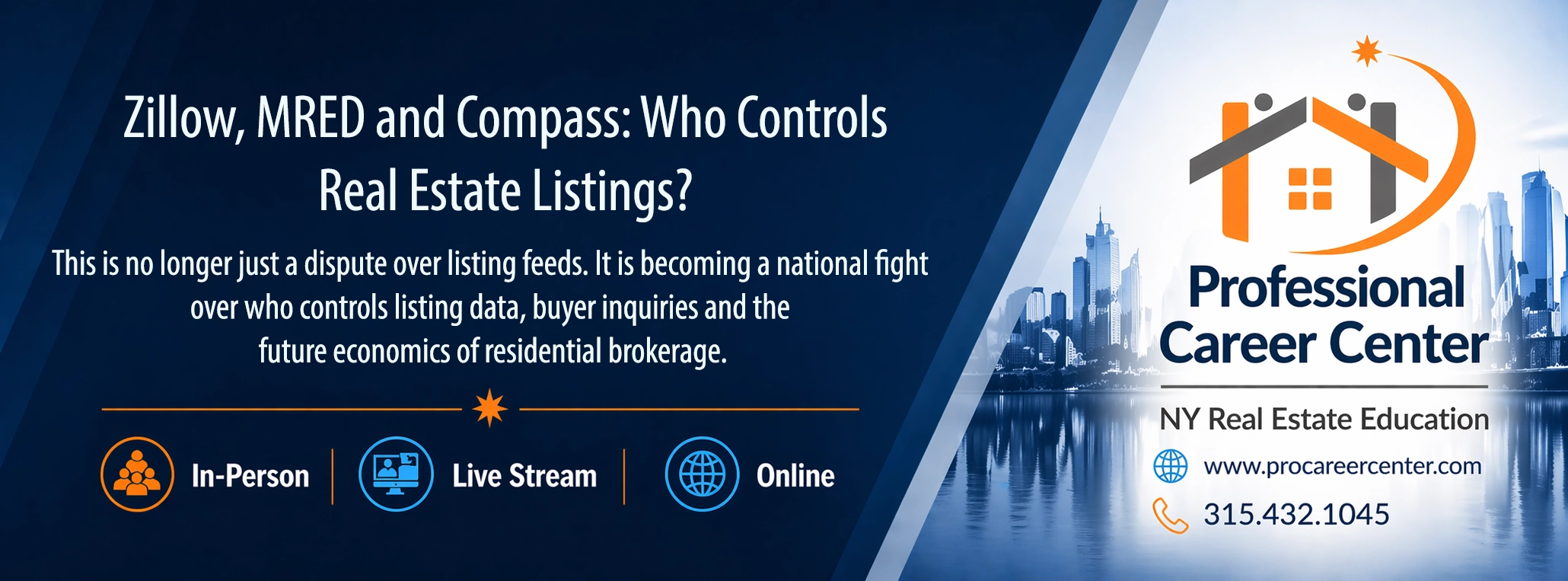 Zillow MRED Compass listing feeds and buyer lead control in real estate